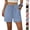09# Sky Blue, variant on Bermuda Shorts for Women High Waisted Elastic Drawstring Shorts Casual Loose Cute Beach Vacation Wide Leg Pants White XL