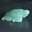 Green, variant on 2'' Hand Carved Gemstone Crystal sea Turtle Figurine Animal Carving Statue Home Decor (White opalite)