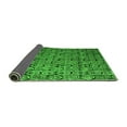 thumbnail image 2 of Ahgly Company Indoor Round Abstract Green Modern Area Rugs, 6' Round, 2 of 4