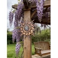 thumbnail image 6 of Colorful Sun Metal Wall Art, Outdoor Garden Decorative Wall Decor, MHS01, 6 of 9