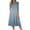 Blue -4, variant on bbyeadc Summer Dresses for Women 2025 Casual Round Neck 3/4 Sleeve A Line Dress Boho Loose Midi Dresses with Side Pocket Beach Sundresses Floral Print Dress, Blue S