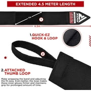 RDX Boxing Hand Wraps 180 | Boxing Wraps with Thumb Loop & Wrist Support for Punching Bag & Speed Ball Training | Elasticated Hand Wraps for Boxing, MMA, Muay Thai, Kickboxing |