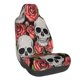 thumbnail image 1 of Balery Skull and Roses Funda de Asiento para Auto con Diseño - Cubierta Frontal Suave y Transpirable con Protector Antideslizante- 1 Unidad, 1 of 5