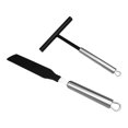 thumbnail image 3 of Espátula para hacer crepé Dosa Turner, utensilios de cocina, raspadores para tarta de huevo, agujero colgante, máquina para hacer sartenes de crepé de, 3 of 9