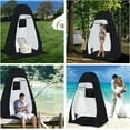 thumbnail image 5 of Pop Up Privacy Shower Tent Camping Portable Toilet Tent Outdoor Changing Porta-Potty Camp Bathroom Dressing Room  Privacy Shelters for Hiking Beach Picnic Fishing, Extra-Tall, 5 of 7