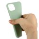 thumbnail image 4 of Estuche a prueba de golpes de silicona líquida de color sólido, verde menta, 4 of 5
