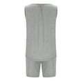 thumbnail image 6 of Miqool Modal Pajamas for Women Set 2 Piece Pjs Sleepwear Sleeveless Tank Tops and Shorts Sets Soft Comfy Lounge Sets 1X-5X, 6 of 7