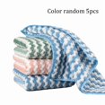 thumbnail image 1 of 5-Pack Eco-Friendly Absorbent Superfine Microfiber Kitchen Cleaning Cloth, 1 of 9