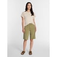 thumbnail image 3 of Time and Tru Women's Barrel Bermuda Shorts, Sizes 0-20, 3 of 6