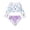 C1-Purple1106, variant on Tween Girl's UPF 50+ Long Sleeve Tankini Set Floral Printed Two Piece Beach Pool Swimwear,Pink