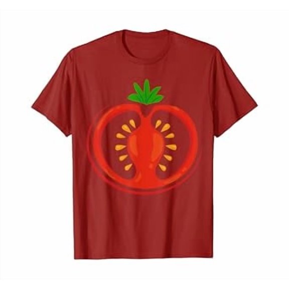 Hot Trending Kiraa Tee With Big Tomato Sliced Cute Easy Vegetable Gift Unisex S-5Xl T-Shirt