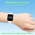 thumbnail image 4 of HUYVMAY Fitness Pedometer Watch for Boys Girls Aged 5 to 16, Kids Fitness Tracker Without App, USB Rechargeable Watch with Alarm Clock Stopwatch, 4 of 7