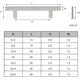 thumbnail image 2 of 10 tiradores de acero inoxidable para muebles de cocina, tiradores en T de 96 mm de ancho para cajones, armarios, dormitorios, puertas de cocina (15-plata), 2 of 4