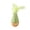 Green, variant on Wobble Cat Toy with Feather, Interactive Caramel Plush Cat Teaser, Durable Tumbler Cat Enrichment Toy for Indoor Cats, Solo Play & Stress Relief for Living Room/Kitchen