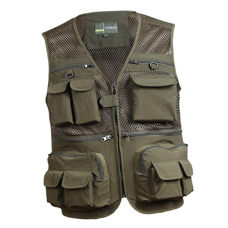 Outdoor Mesh Fishing Photography s Men's Utility Men