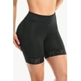 thumbnail image 3 of Full Size Lace Trim Lifting Pull-On Shaping Shorts, 3 of 9