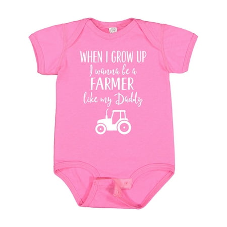 

Inktastic Farmer Like Daddy Childs Gift Baby Boy or Baby Girl Bodysuit