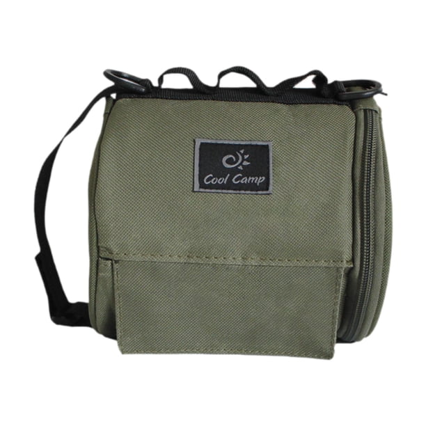 Porta pañuelos portátil para exteriores, contenedor de pañuelos, rollo versátil resistente a arañazos Verde