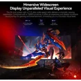 thumbnail image 4 of ABS 34" Ultrawide UWQHD 2K 1440P (Quasi 4K) 240Hz with AMD FreeSync 1ms HDR400 1500R Curved Gaming Computer Monitor with Height Adjustable stand GQ341NE, 4 of 13