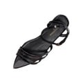 thumbnail image 2 of Xdegoge Womens Sandals Open Toe Pointed Flats Multi Patent Straps Ankle Buckle Sandals Summer Dressy Gladiator Wedding Party Shoes, 2 of 9