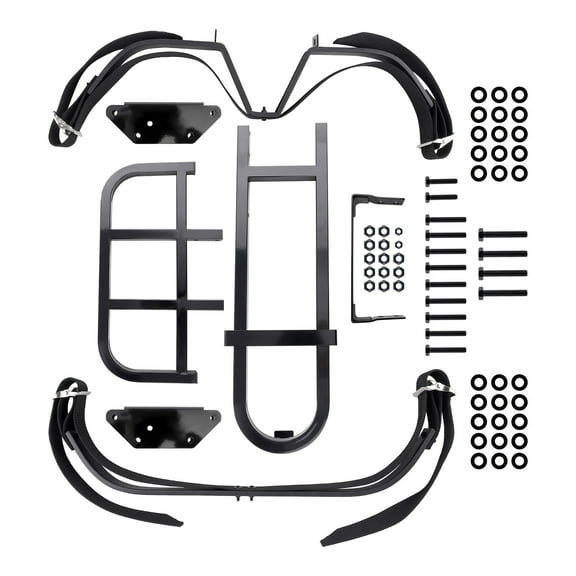 maXpeedingrods Universal Golf Cart Rear Seat Bag Holder, Compatible with EZGO, Club Car, Yamaha, Fits Safety Grab Bar Maximum 7.6" Wide, Space-Saving