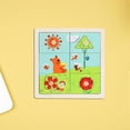 thumbnail image 4 of Colorful Educational Children Wooden Puzzle Toys Cute Cartoon Bees Jigsaw Set Kids Gifts, 4 of 4