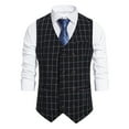 thumbnail image 2 of XMMSWDLA 2022 Men Tops Four Seasons Casual Suit Vest, 2 of 8