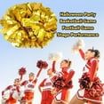 thumbnail image 4 of Hooshing 2/6/12PCS Cheerleading Pom Poms with Baton Handle for Team Spirit Sports Dance Cheering Kids Adults, 4 of 10