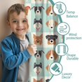 thumbnail image 3 of Blackout Kids Curtains,Lovely Dog Breeds Childrens Insulated Curtains Set Of 2,Bedroom Essentials,Toddler Room Decor 42x54in(106x137cm), 3 of 4