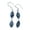 labradorite, variant on Pure 925 Sterling Silver Dangle Drop Earrings For Women, Natural Purple Amethyst Multi Gemstone Amazing February Birthstone Gifts jewelry