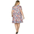 thumbnail image 2 of Larky Lark Womens Plus-Size Easy Fit Dress In Daydream Meadows, 2 of 4