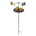 thumbnail image 1 of Hierro abejas mariquitas pájaros decoración molino de viento césped ornamento flores abejas viento Spinners Ehuebsd Libre de BPA, 1 of 1