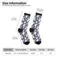 thumbnail image 2 of Balery Cartoon Raccoon Calcetas Largas con Estampado para Hombre y Mujer – Suaves y Transpirables, Talla Única (US 5-11), 2 of 6