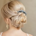 thumbnail image 2 of Unique Bargains 1 Pc Decorative Hairpin Fashion U-shaped Faux Pearls Hair Hairpin for Women Black, 2 of 5