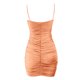 thumbnail image 4 of Vestido camisola sin mangas de color liso con cuello en V para mujer: estilo informal para primavera-verano, cintura elástica, ideal para fiestas y vacaciones., 4 of 8