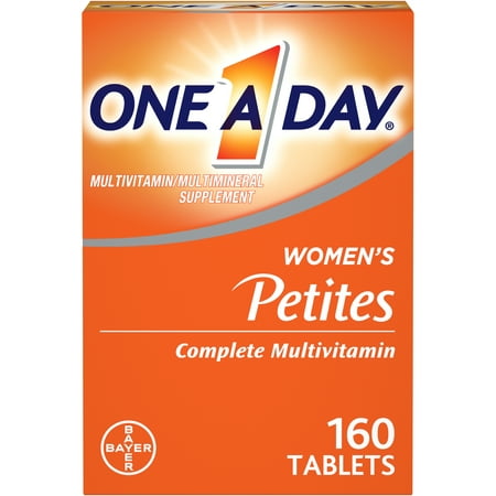 One A Day Womenâs Petites Multivitamin, Supplement with Vitamins A, C, E, Calcium, Biotin, and B-Vitamins, 160