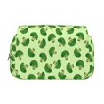 thumbnail image 2 of Kdxio Broccoli Vegetables for Double Compartment Pen Case Oxford Organizer with Zipper Pockets for Students Artists, 2 of 7