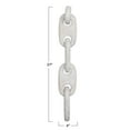 thumbnail image 2 of Creative Co-Op Mango Wood Chain Wall Décor with 5 Links, 2 of 4