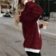 thumbnail image 4 of Sudaderas de forro polar borroso de gran tamaño para mujer con bolsillos Sudaderas con capucha de Sherpa atlético Jersey Outwear Pompotops gfhjh14098, 4 of 7
