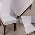 thumbnail image 1 of Home &amp; Living Dining Chair Covers Spandex Stretch Dining Room Chair Protector Slipcover Decor, 1 of 5