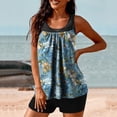 thumbnail image 5 of BRGZLK Womens Tankini Bathing Suits Tops Two Piece Tummy Control Blouson Swim Tank Top with Shorts Modest Tankinis Swimsuits, 5 of 5