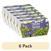 (6 pack) Green Valley Organic Peas, 4 oz, 4 Cups