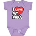 thumbnail image 3 of Inktastic I Love My Papa Boys or Girls Baby Bodysuit, 3 of 5