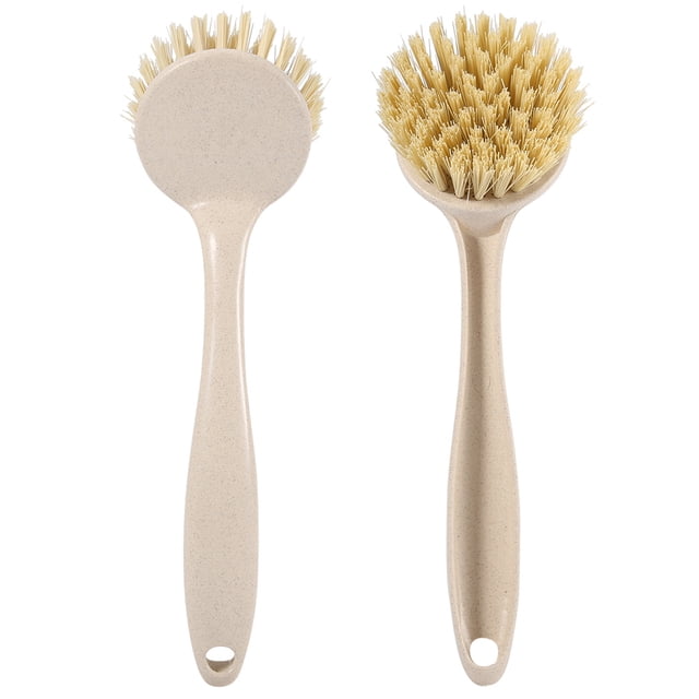 Uadme Colgador Multifuncional Limpieza del hogar Mango Largo Cepillo para Lavar Platos de Cocina Cepillo para Fregadero con cerdas duras Cepillo para Fregar para Limpieza de Fregadero de Cocina