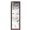thumbnail image 2 of ArtToFrames 11" x 37" Cherry Picture Frame, 11x37 inch Red MDF Poster Frame (WOM-4643),  Pack, 2 of 8