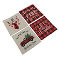 thumbnail image 2 of Christmas Pillow Covers, Christmas Pillowcase Deer Snowflake Snowman Invisibility Zipper  For Christmas 05, 2 of 8