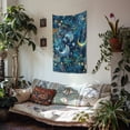 thumbnail image 3 of SEANATIVE Floral Dolphin Tapestry Aesthetic Wall Tapestry 36 x 24 Inches Tapestry Wall Hanging Compact Tapestry for Home Decor Wall Tapestry Living Room Hanging Tapestry, 3 of 6