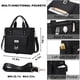 thumbnail image 3 of Bolsa de almuerzo aislada de gran capacidad para adultos, bolsas de almuerzo térmicas a prueba de fugas, loncheras para el trabajo, picnic, viajes, senderismo, playa (negro), 3 of 5
