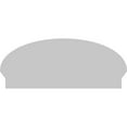 thumbnail image 5 of Ekena Millwork 38"W x 16-3/8"H x 2-3/4"P Elliptical Sunburst Architectural Grade PVC Combination Pediment, 5 of 7