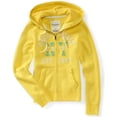thumbnail image 1 of Sudadera con capucha Aeropostale Mujer Cremallera Completa Amarillo Grande, 1 of 1